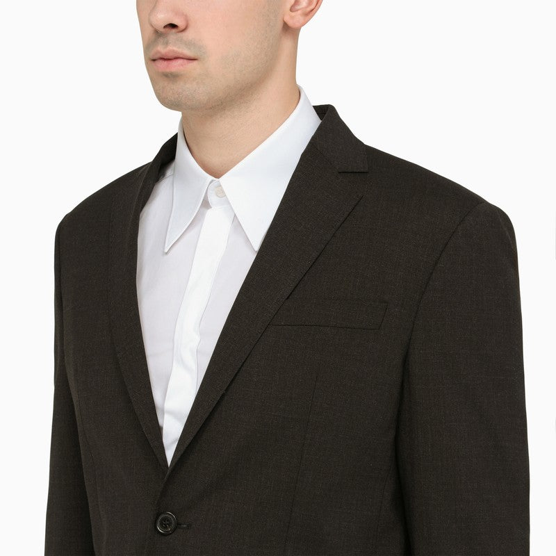 DSQUARED2 Dark Grey Single-Breasted Wool Suit for Men - FW23 Collection