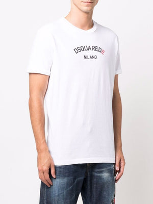 DSQUARED2 Men's White T-Shirt for FW23 Collection