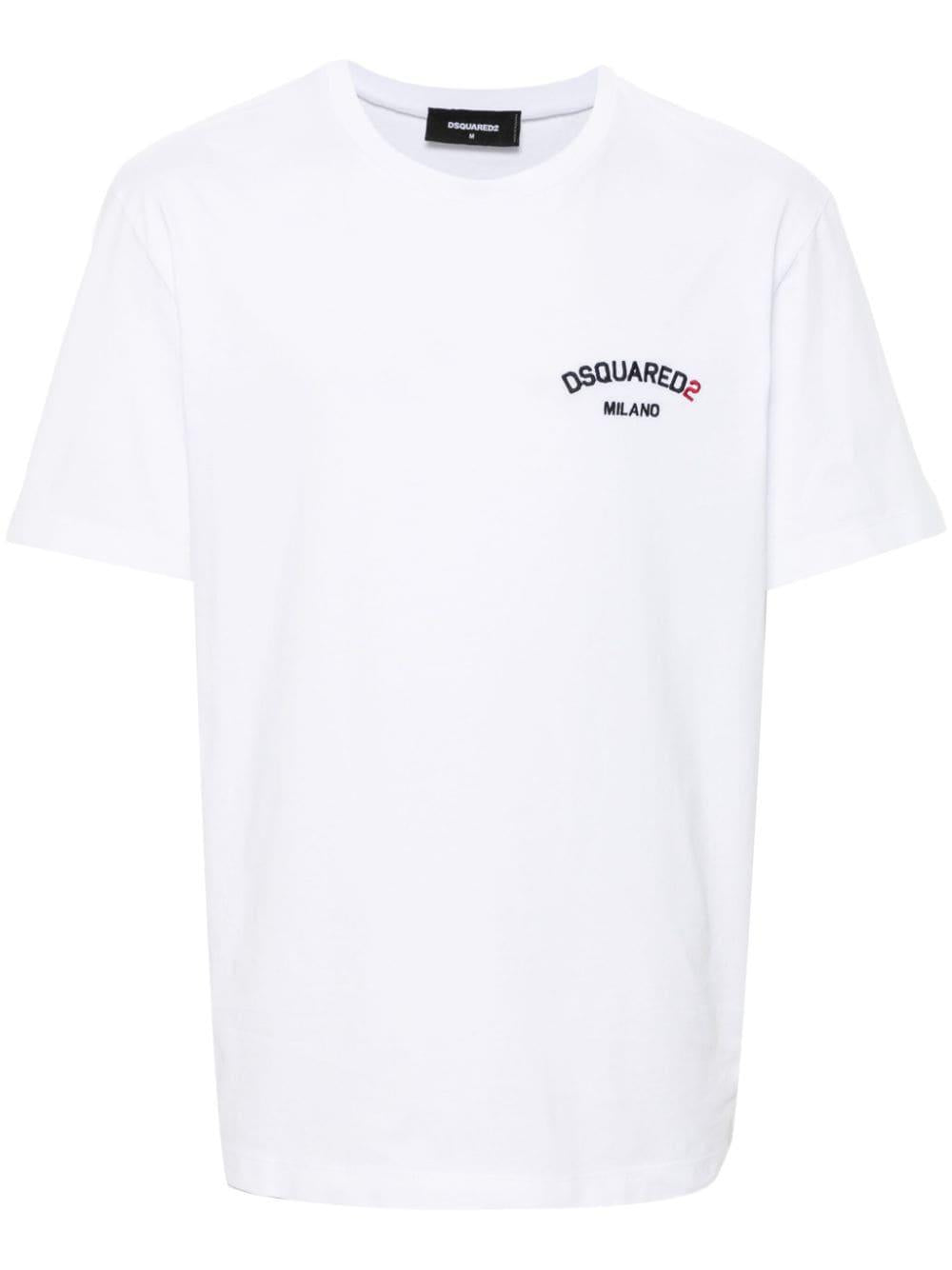 DSQUARED2 Chic White Cotton Tee for Men