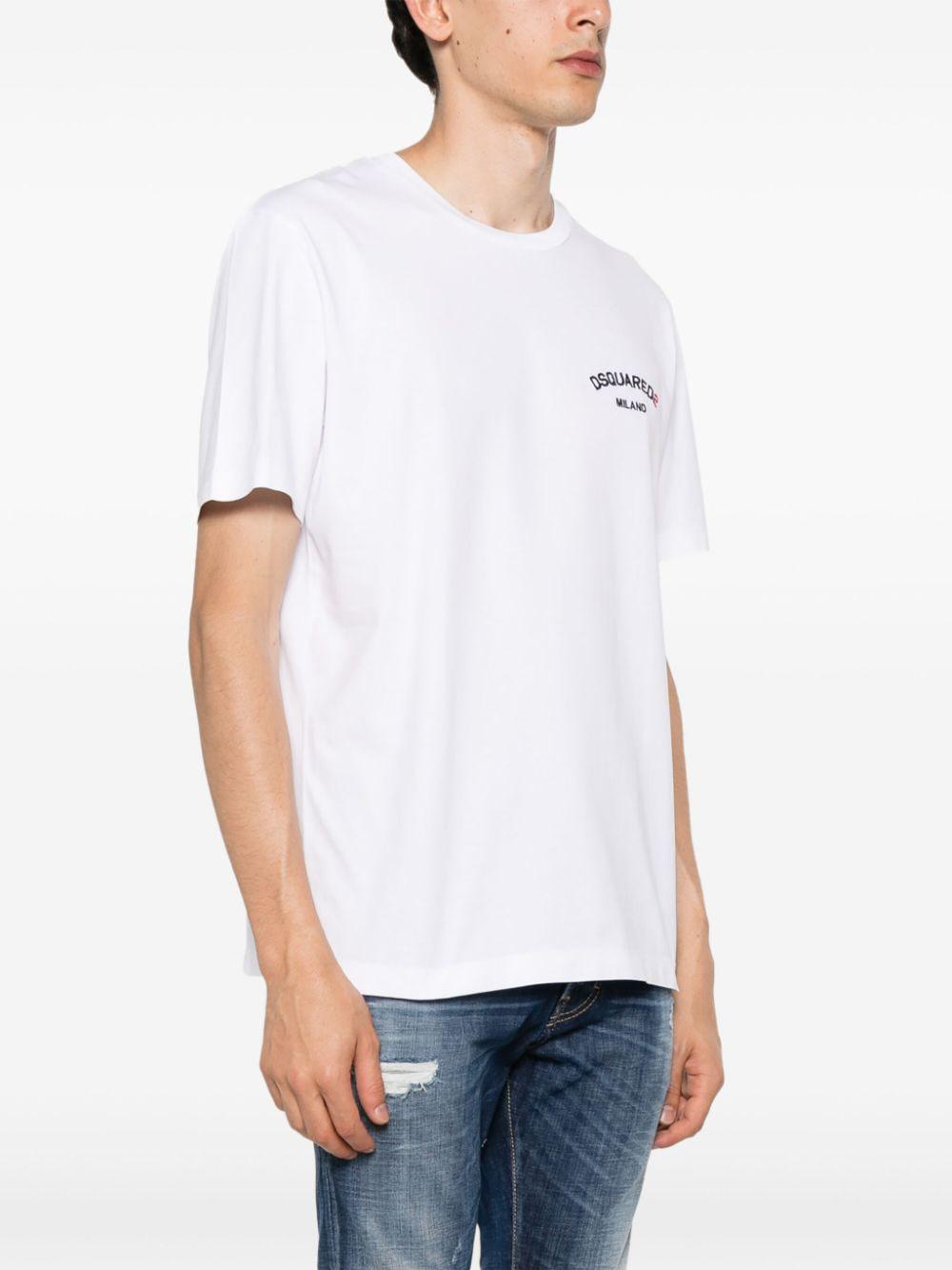 DSQUARED2 Chic White Cotton Tee for Men