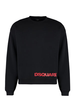 DSQUARED2 Urban Edge Cotton Sweatshirt with Logo Print