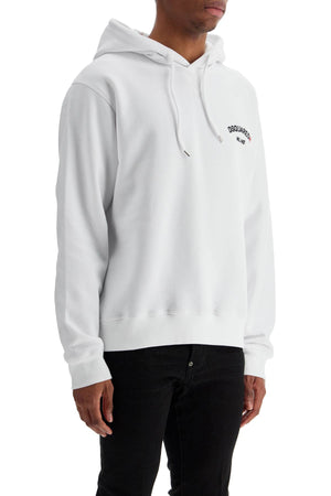 DSQUARED2 Mini Cotton Hoodie with Embroidered Logo