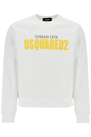 DSQUARED2 Crew Neck Sweatshirt with Distinctive Logo