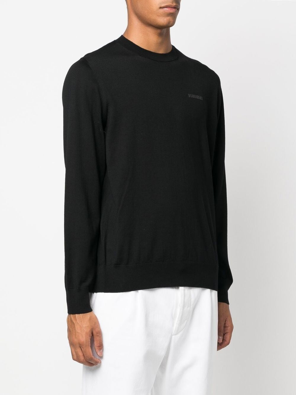 DSQUARED2 Black Knit Pullover for Men - SS23 Collection