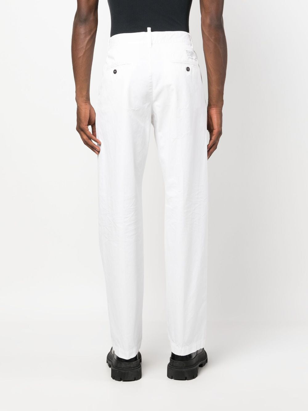 DSQUARED2 Men's White Pants for FW23