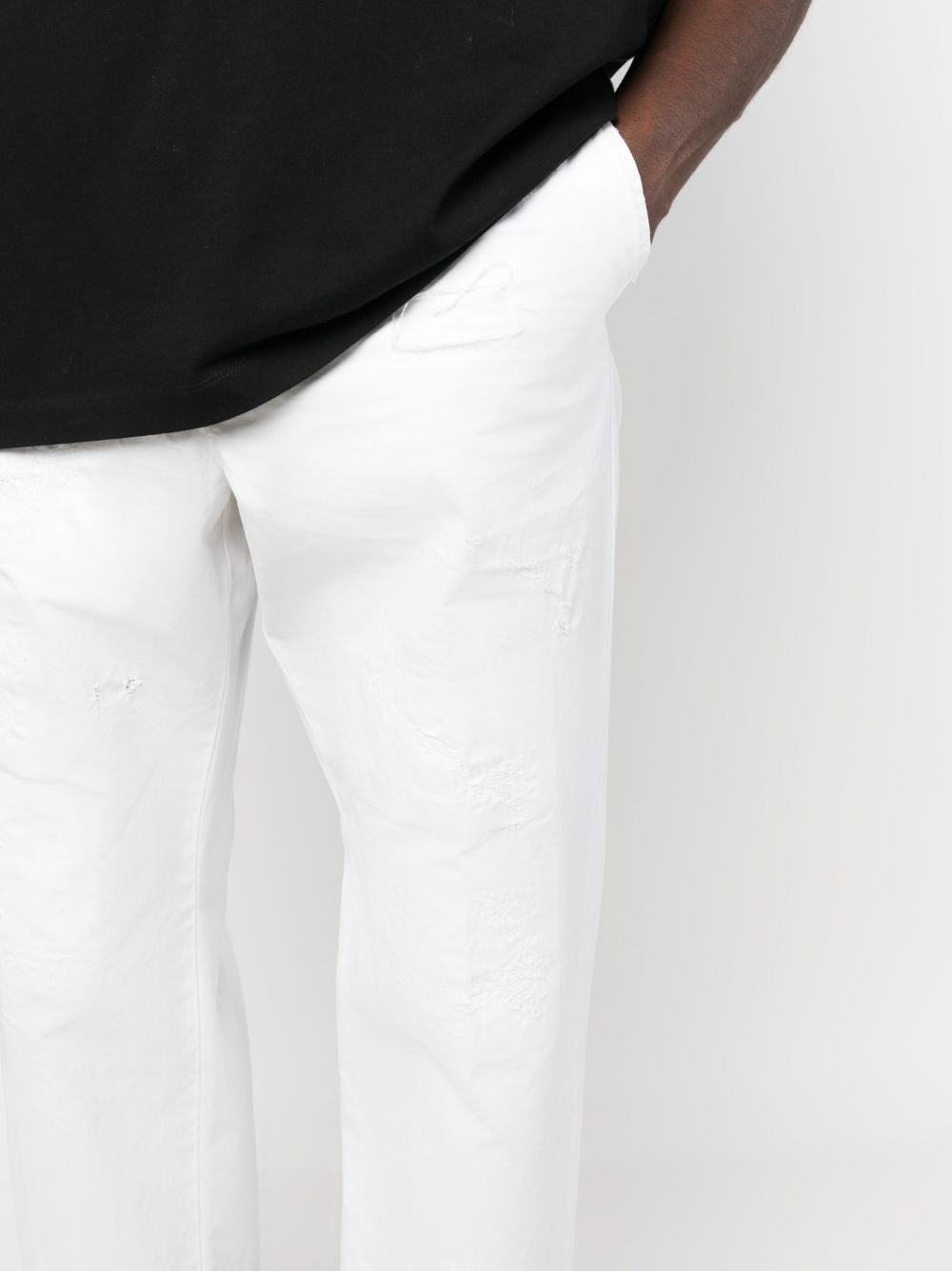 DSQUARED2 Men's White Pants for FW23