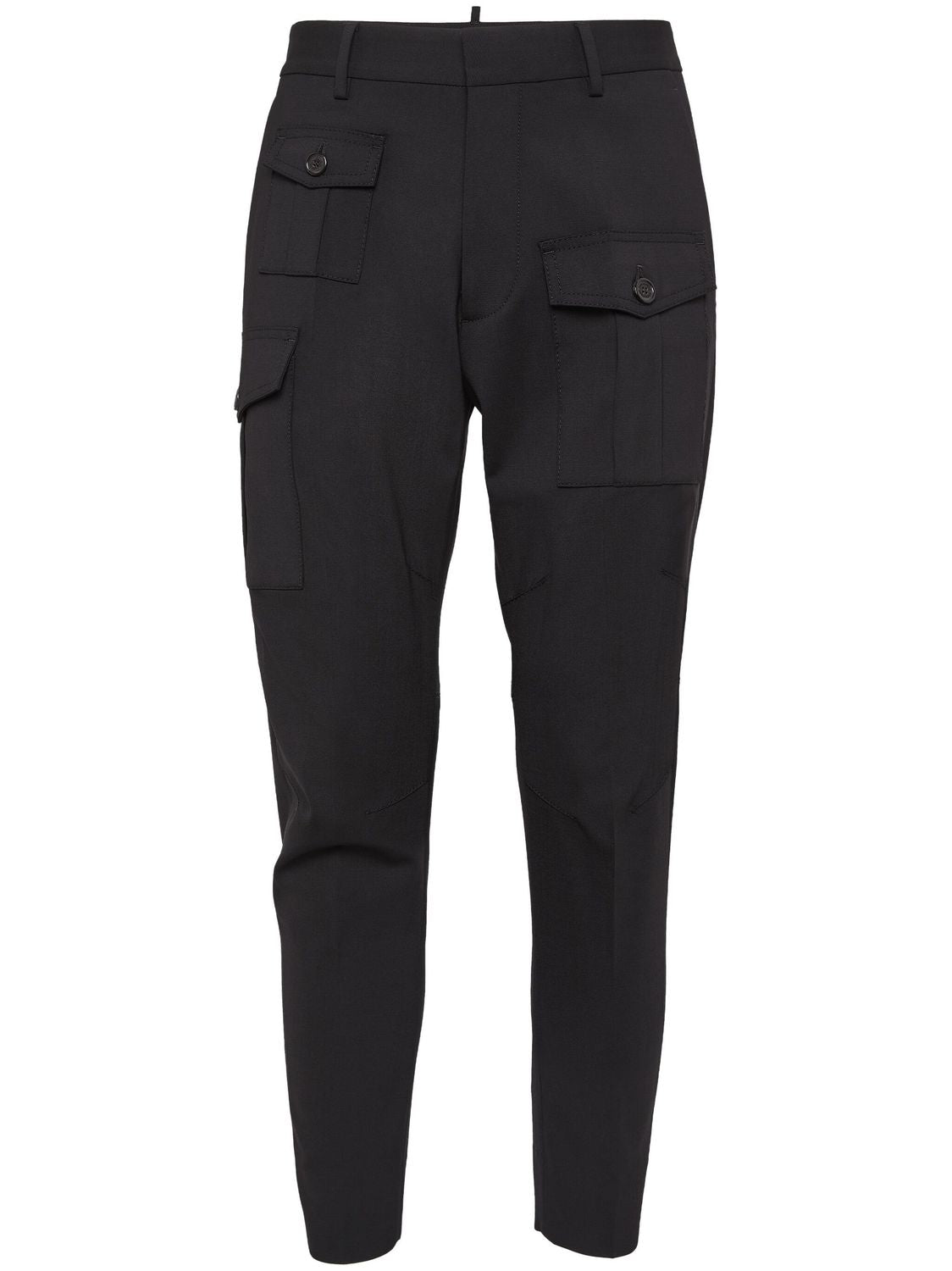 DSQUARED2 Tapered Cotton Cargo Trousers for Men - FW24