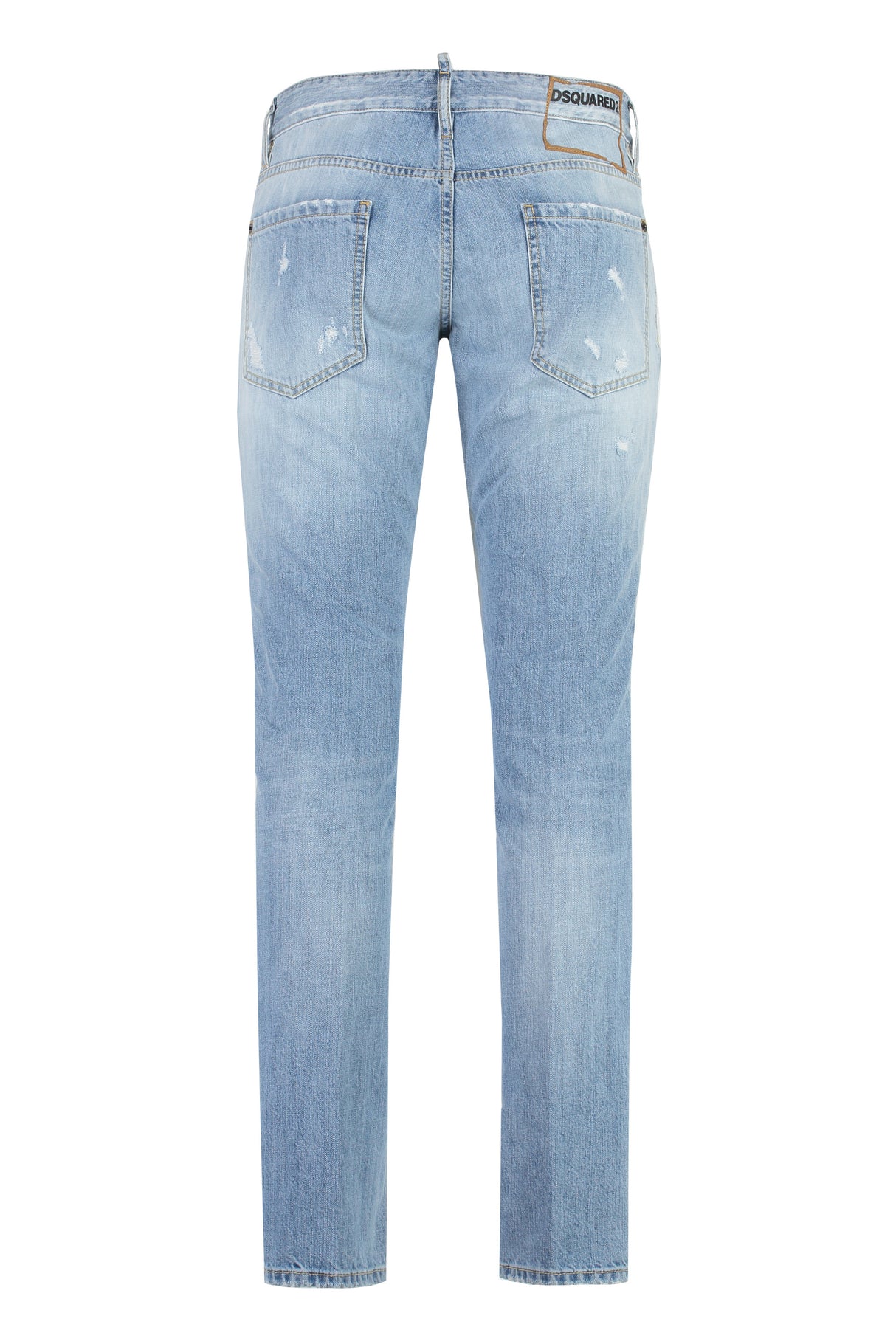 DSQUARED2 Distressed Stretch Cotton Jeans for Men