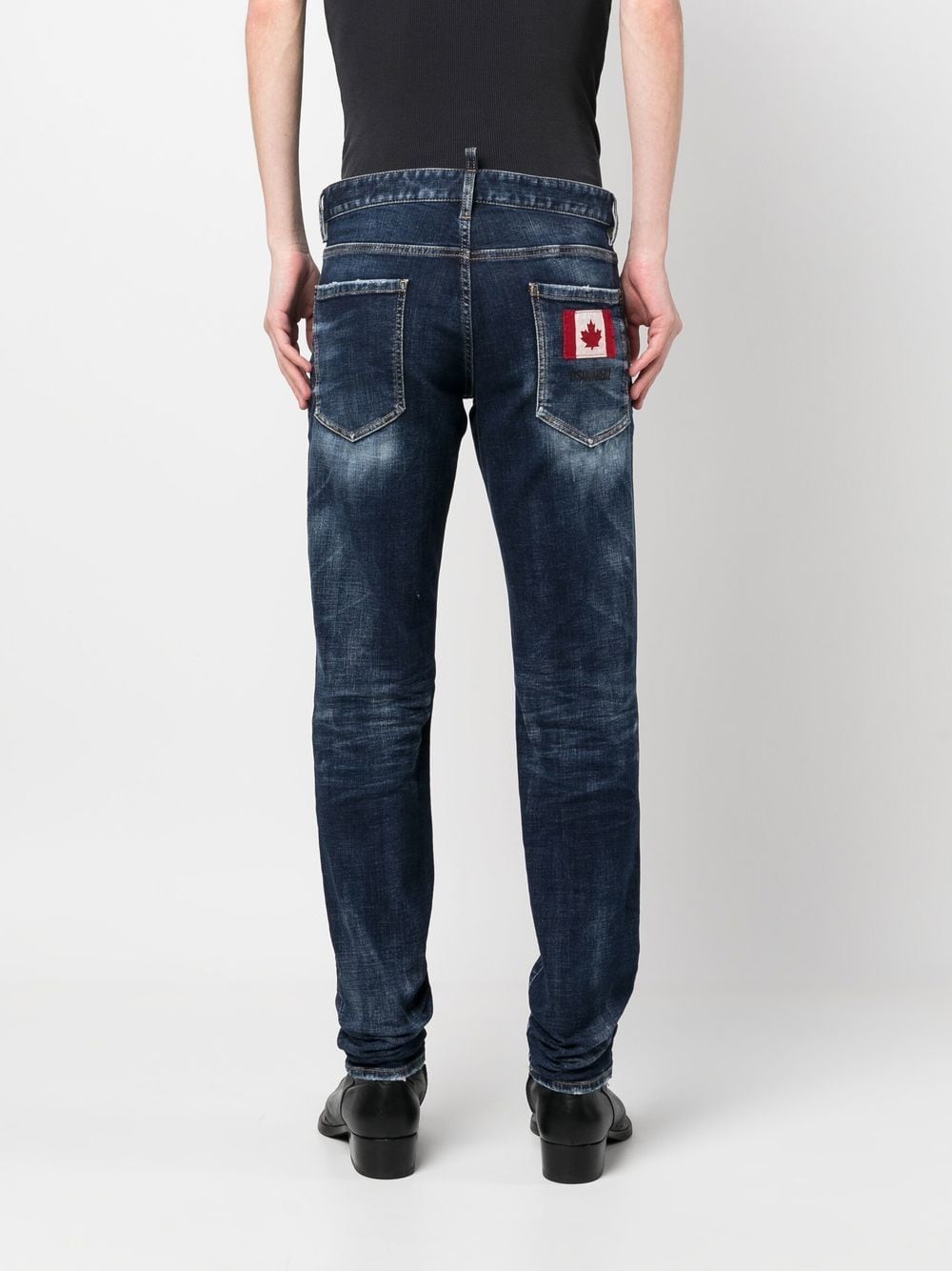 DSQUARED2 Classic Denim Straight Pants for Men - 23FW Collection