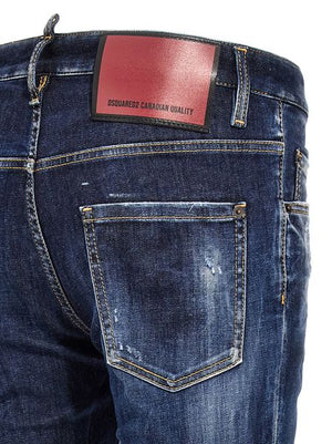 DSQUARED2 Luxury Super Twinky Logo Patch Jeans for Men