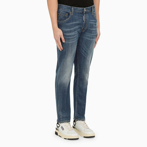 DSQUARED2 Washed-Out Blue Denim Jeans for Men - SS24 Collection