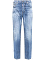 DSQUARED2 Clear Blue Classic Faded Denim Jeans