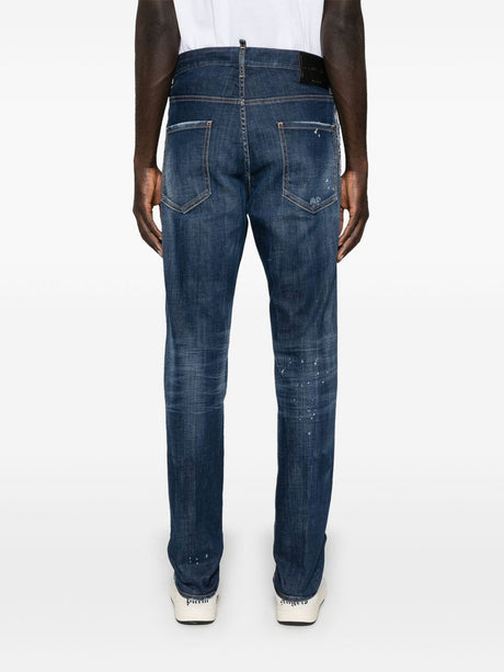 DSQUARED2 Cool Guy Tapered Mini Logo Jeans