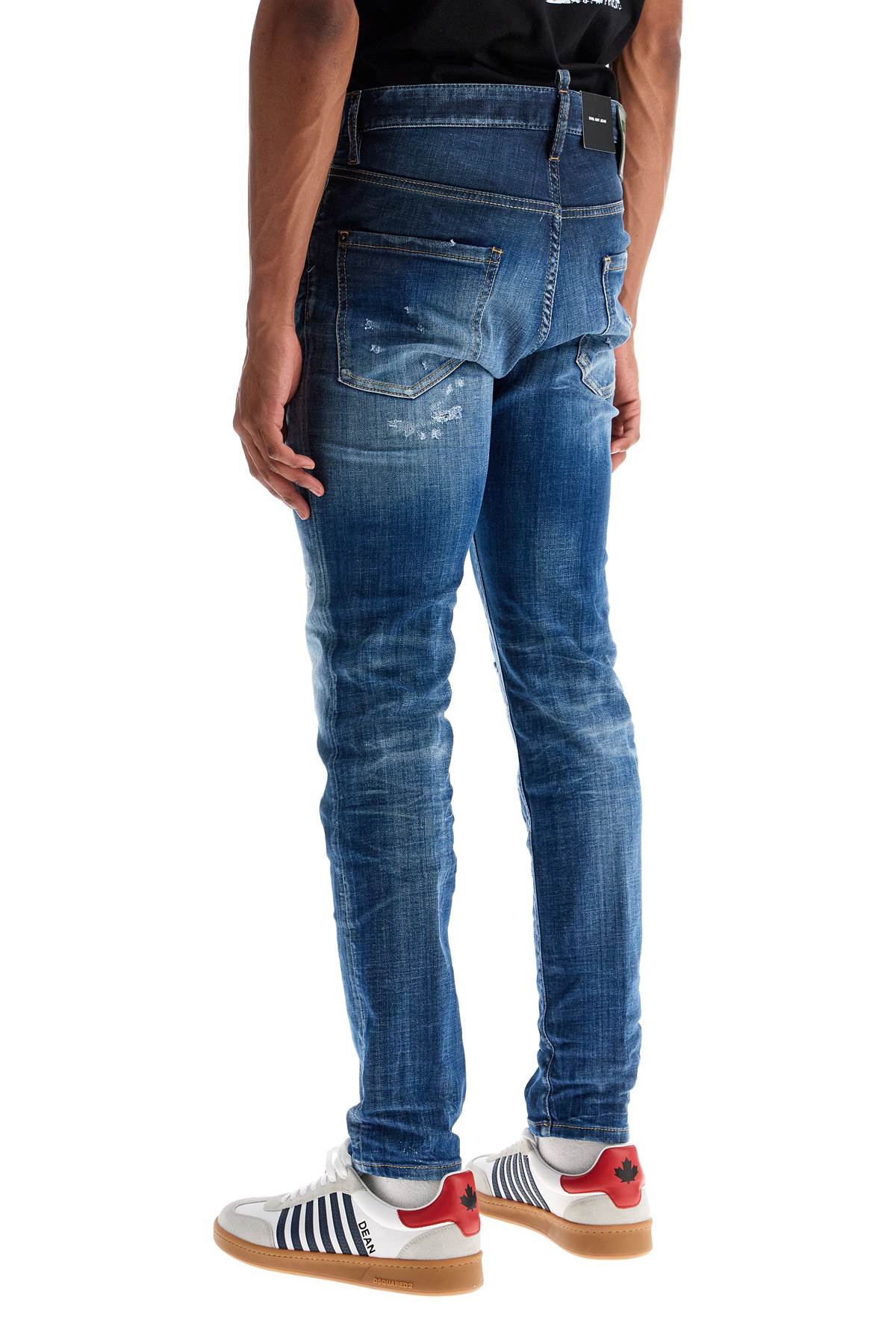 DSQUARED2 Slim Fit Worn Effect Jeans for Men