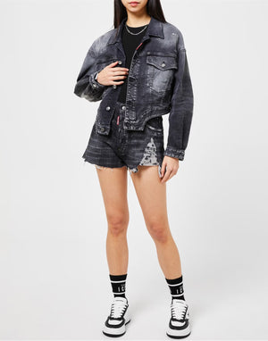 DSQUARED2 Women's Raw Cut Denim Jacket