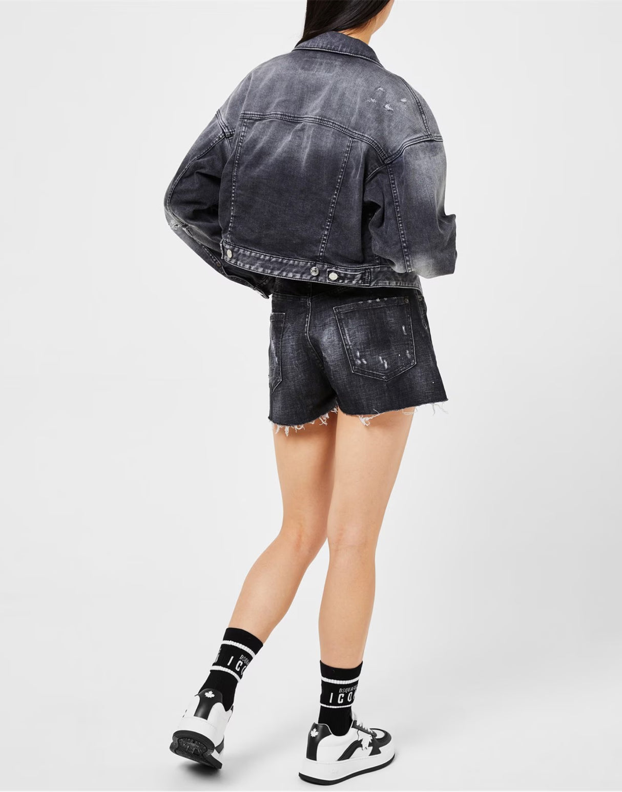 DSQUARED2 Women's Raw Cut Denim Jacket