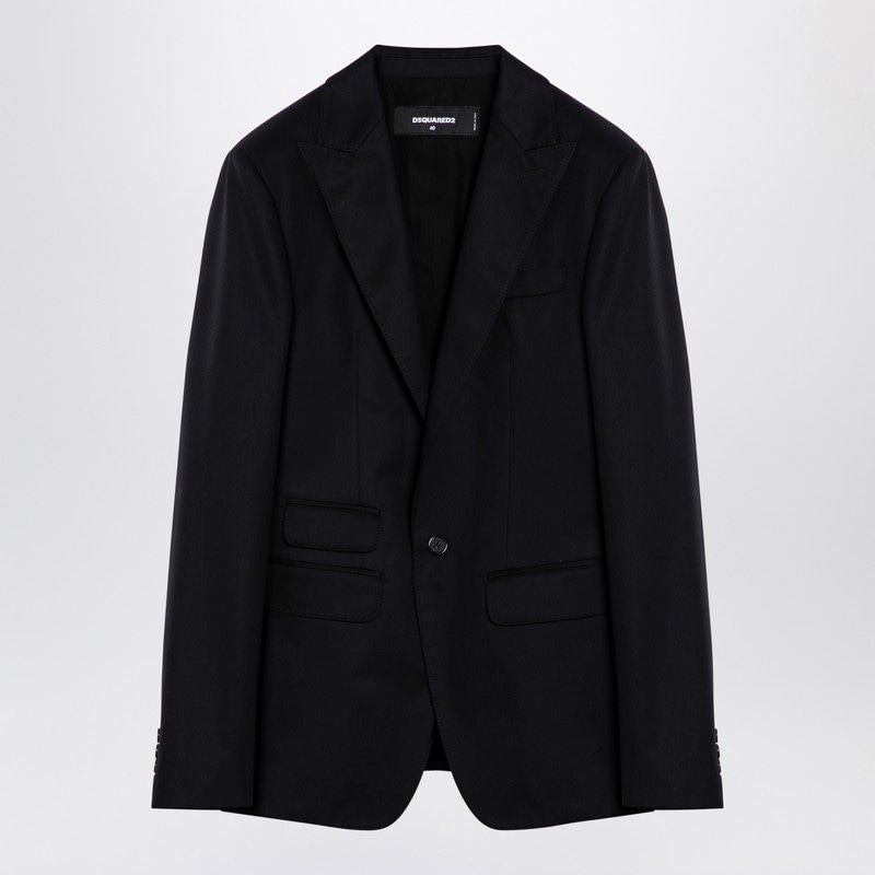 DSQUARED2 Chic Black Peak-Lapel Jacket