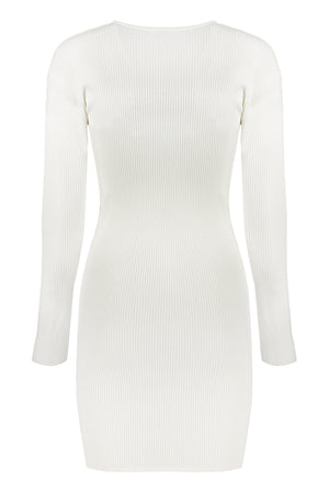 DSQUARED2 Knit Mini-Dress with Cut-Out Detail