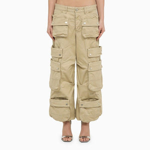 DSQUARED2 Beige Multi-Pocket Cargo Trousers for Women