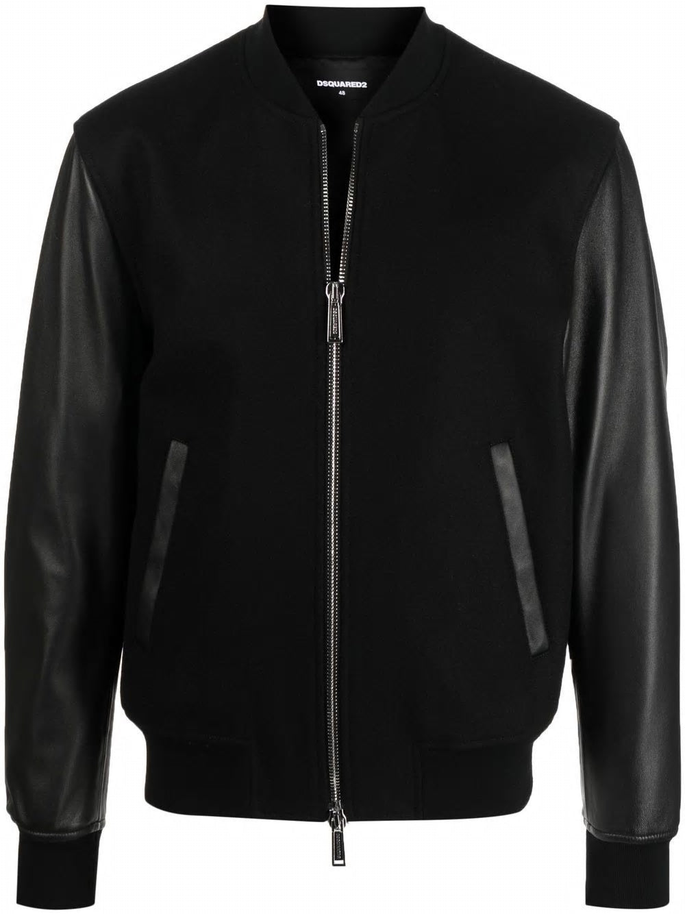 DSQUARED2 Black Wool Blend Men's Sports Jacket | FW22 Collection