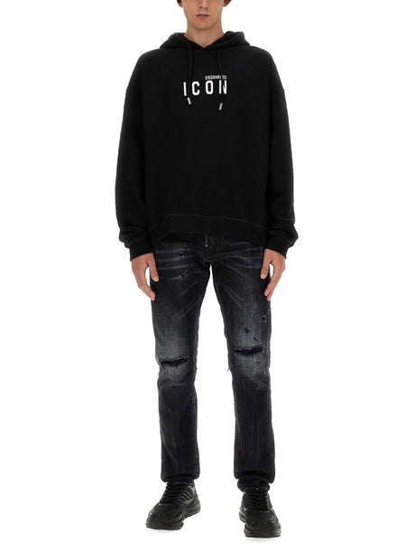 DSQUARED2 Relaxed Fit Sweatshirt - Size L