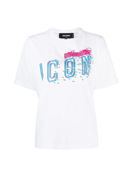 DSQUARED2 Women's Icon Print Logo T-Shirt