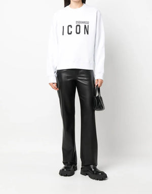 DSQUARED2 Stylish Icon Logo Sweatshirt - Women's Long Sleeve