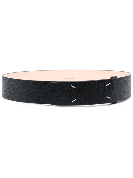 MAISON MARGIELA Signature Four-Stitch Leather Belt