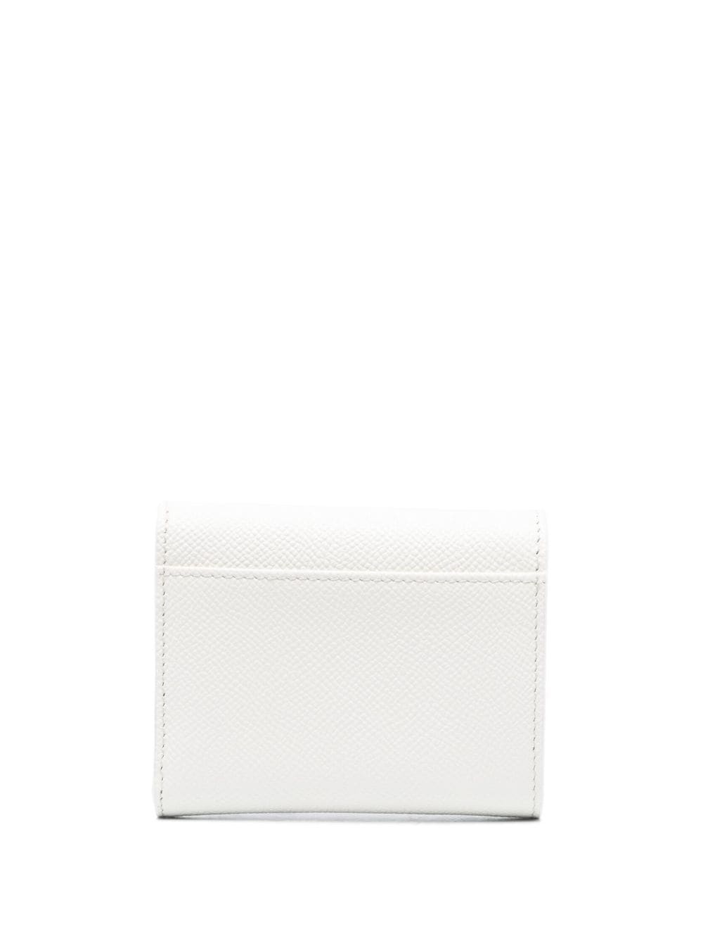 Maison Margiela Leather Trifold Wallet for Women in White