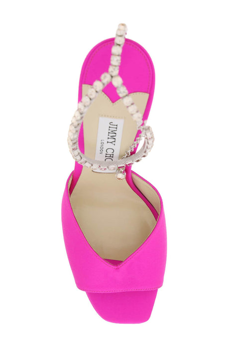 JIMMY CHOO Bold and Glamorous Fuchsia Platform Sandals for Women - SS24