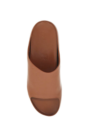 MARNI Chunky Clog Sandal with Lightweight Wooden Platform