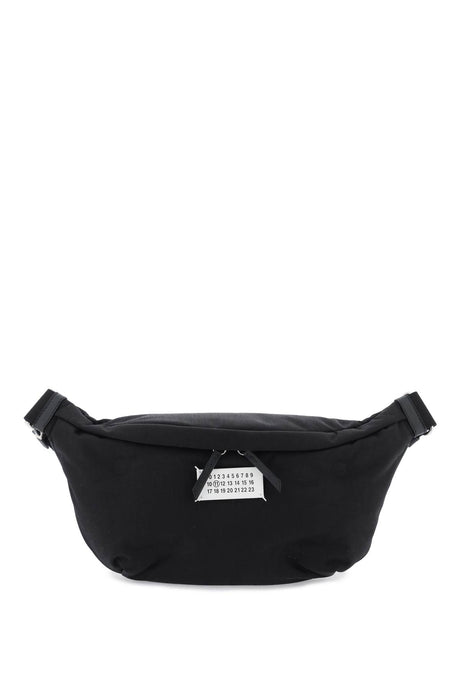 MAISON MARGIELA Stylish Unisex Nylon Belt Pack in Classic Black for SS24