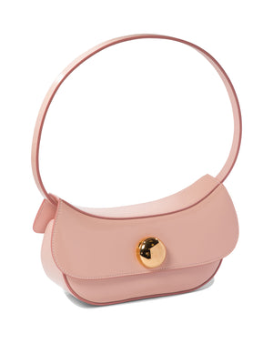 MARNI Butterfly Small Pink Leather Hobo Bag