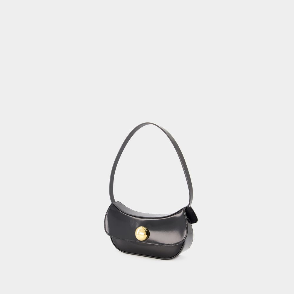 MARNI Chic Mini Hobo Shoulder Bag in Elegant Black