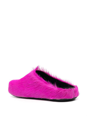 MARNI Fuchsia Men's Slip-On Sandals for Spring/Summer 2024