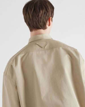 PRADA Beige Chino Shirt for Men - SS24 Collection