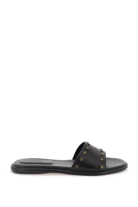 Studded Leather Slide Sandals for Women by Isabel Marant