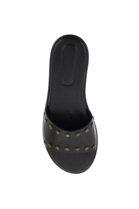 Studded Leather Slide Sandals for Women by Isabel Marant