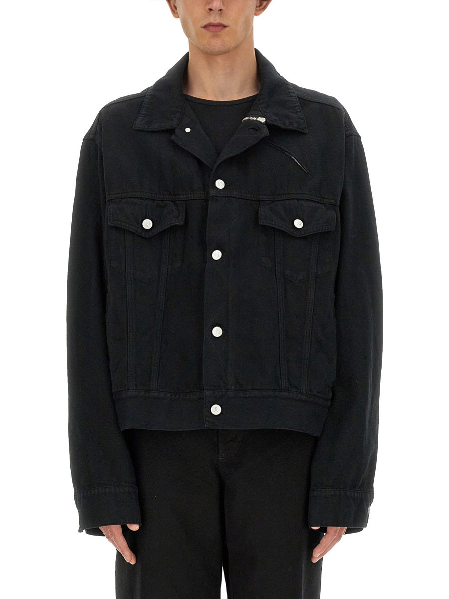 MM6 MAISON MARGIELA Denim Jacket - Regular Fit Size 48