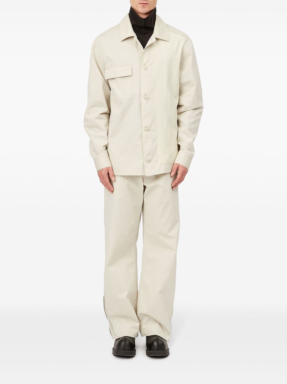 MM6 MAISON MARGIELA Men's Gabardine Fabric Overshirt