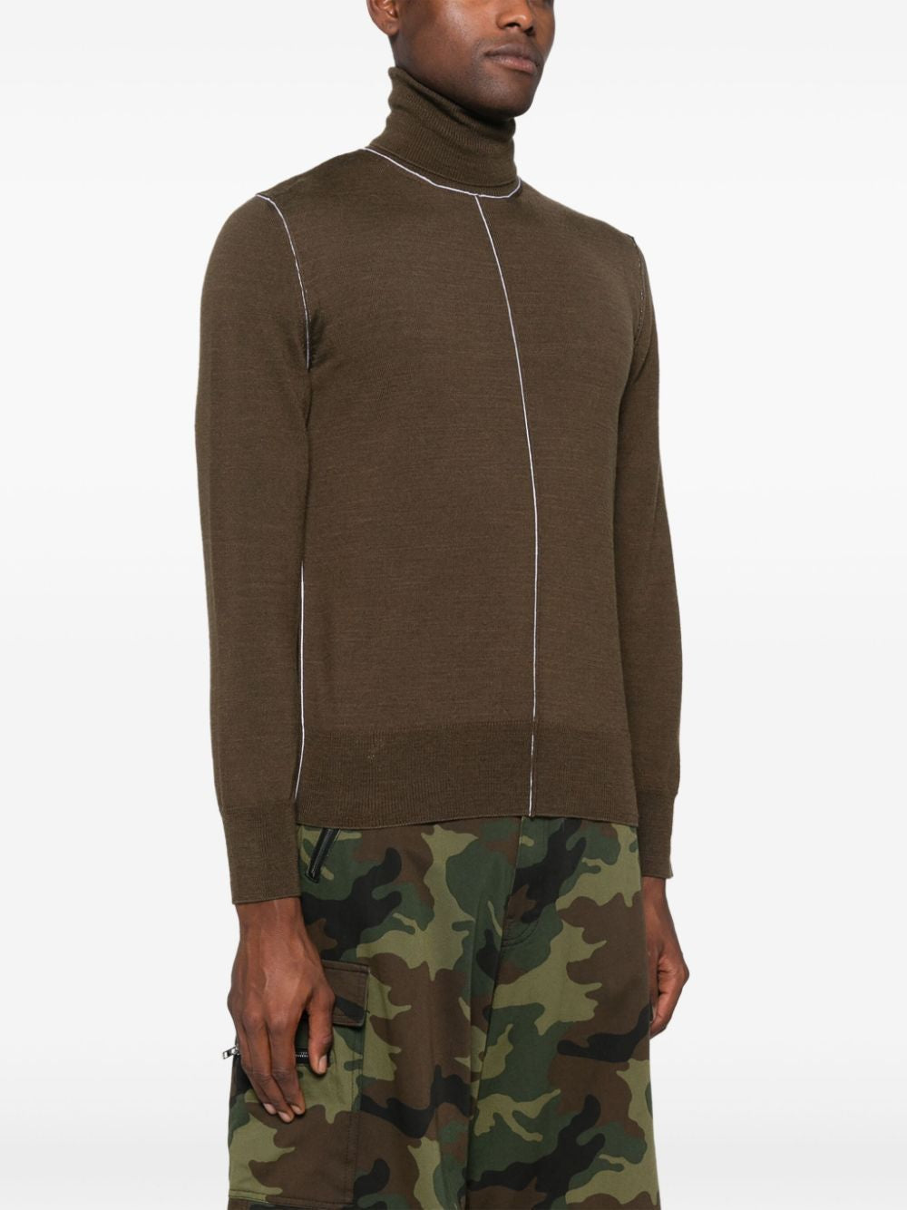 MM6 MAISON MARGIELA High Neck Men's Jumper - FW24 Collection