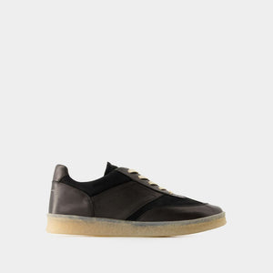 MM6 MAISON MARGIELA Lace Up Leather Sneakers for Men