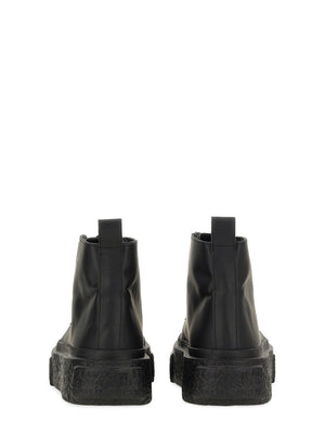 MM6 MAISON MARGIELA Leather Lace-Up Sneakers for Men - A Stylish Choice for FW24