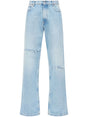 MM6 MAISON MARGIELA Distressed-Effect Straight-Leg Jeans