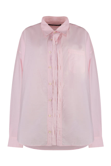 Y/PROJECT Stretch Cotton Shirt with Front Pocket - Light Pink