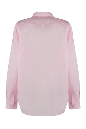 Y/PROJECT Stretch Cotton Shirt with Front Pocket - Light Pink