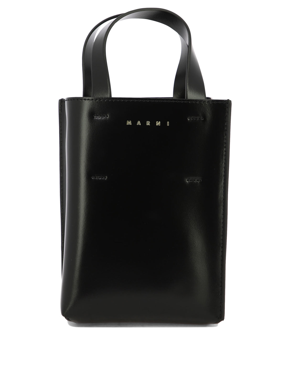 MARNI Mini Museo Nano Leather Handbag