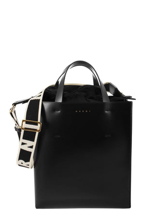 MARNI Mini Black Leather Tote Handbag