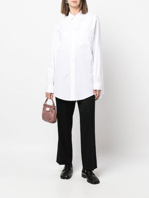 MAISON MARGIELA Classic White Button-Up Shirt for Women