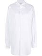 MAISON MARGIELA Optical White Cotton Poplin Shirt for Women